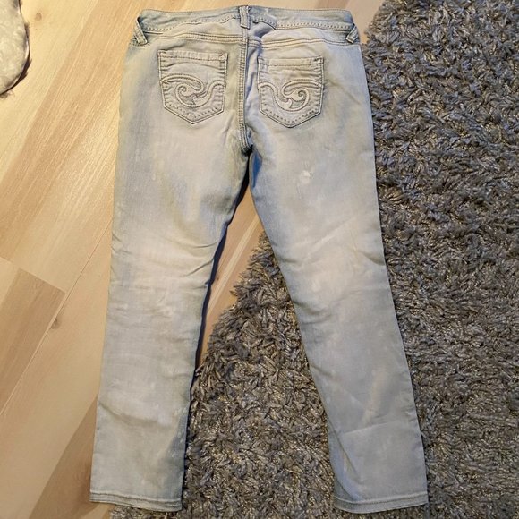 Arden B Low Rise Straight Jeans - Light Wash Sz 4 EUC - Picture 5 of 6